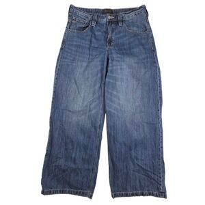 Miss Me LA High Rise Boho Super Baggy Wide Denim Jeans Women's Size 29